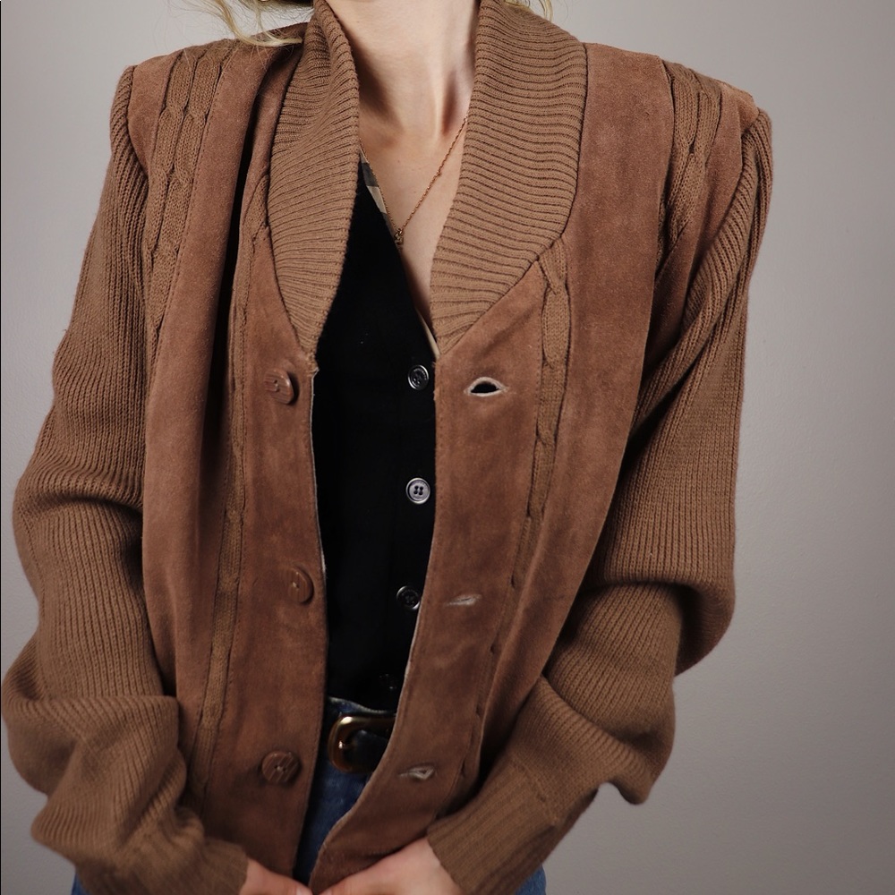 Vintage 1970s Genuine Suede & Leather Repage Jacket ❤️‍🔥